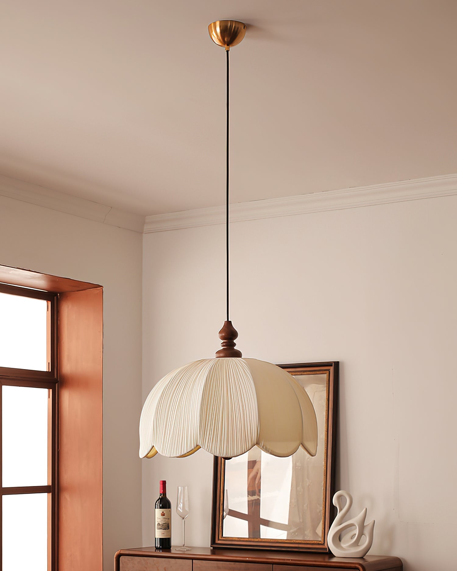 Lampa wisząca plisowana Alla