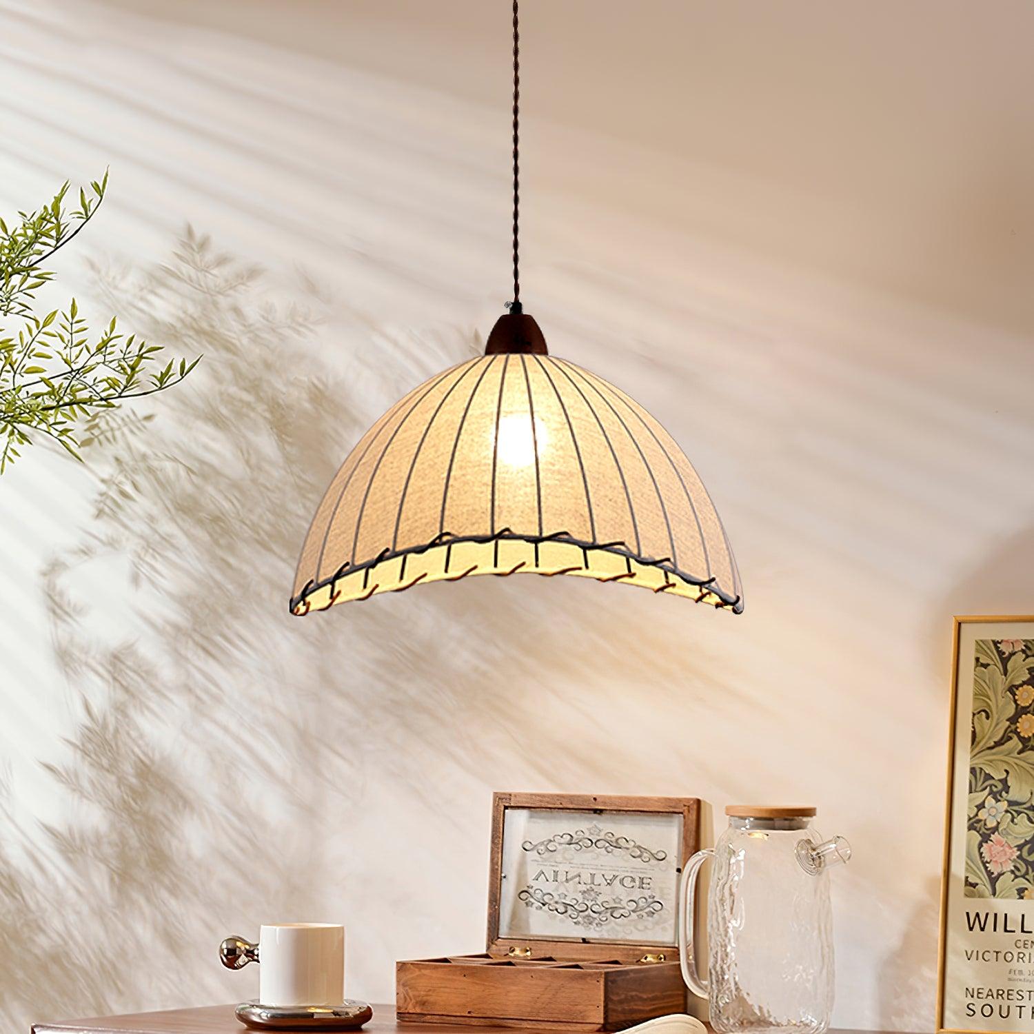 Lampa wisząca ryflowana Emno