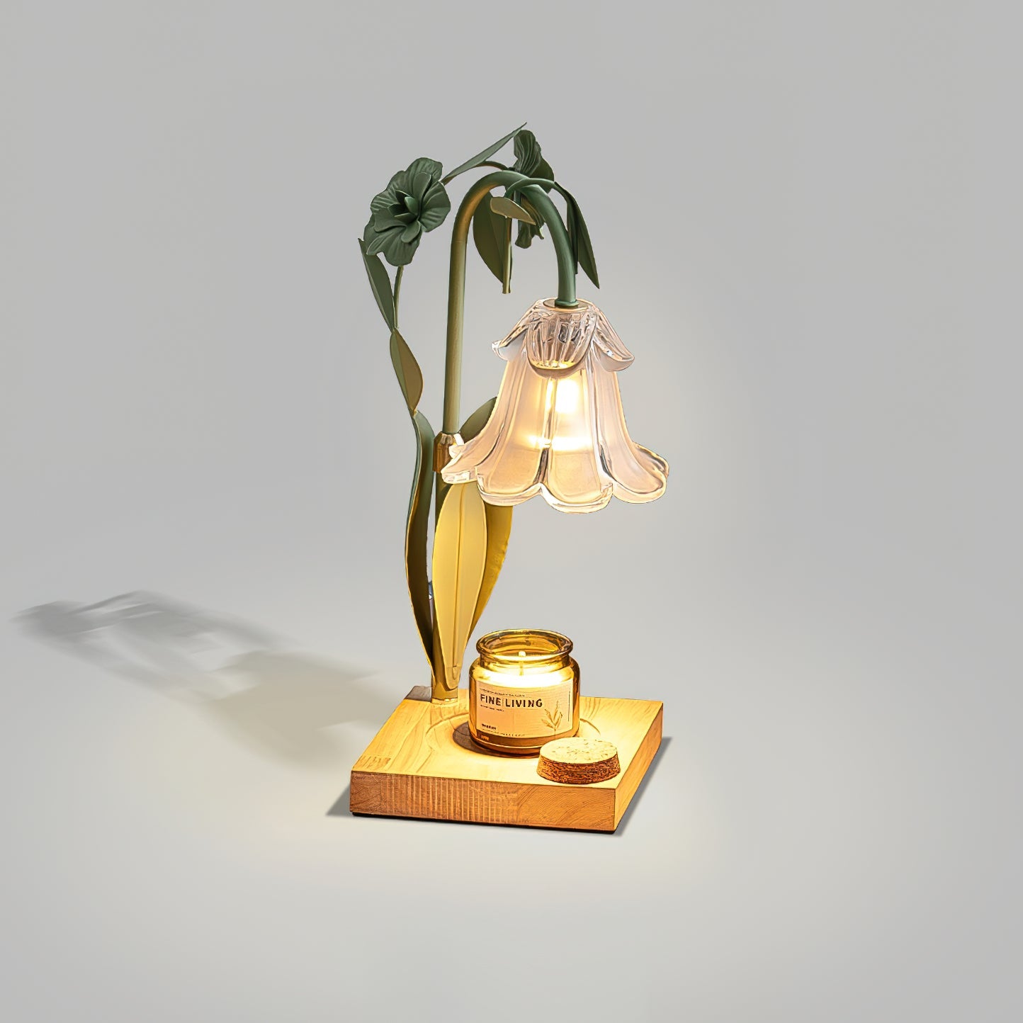 Lampa stołowa do świec Sorvanna