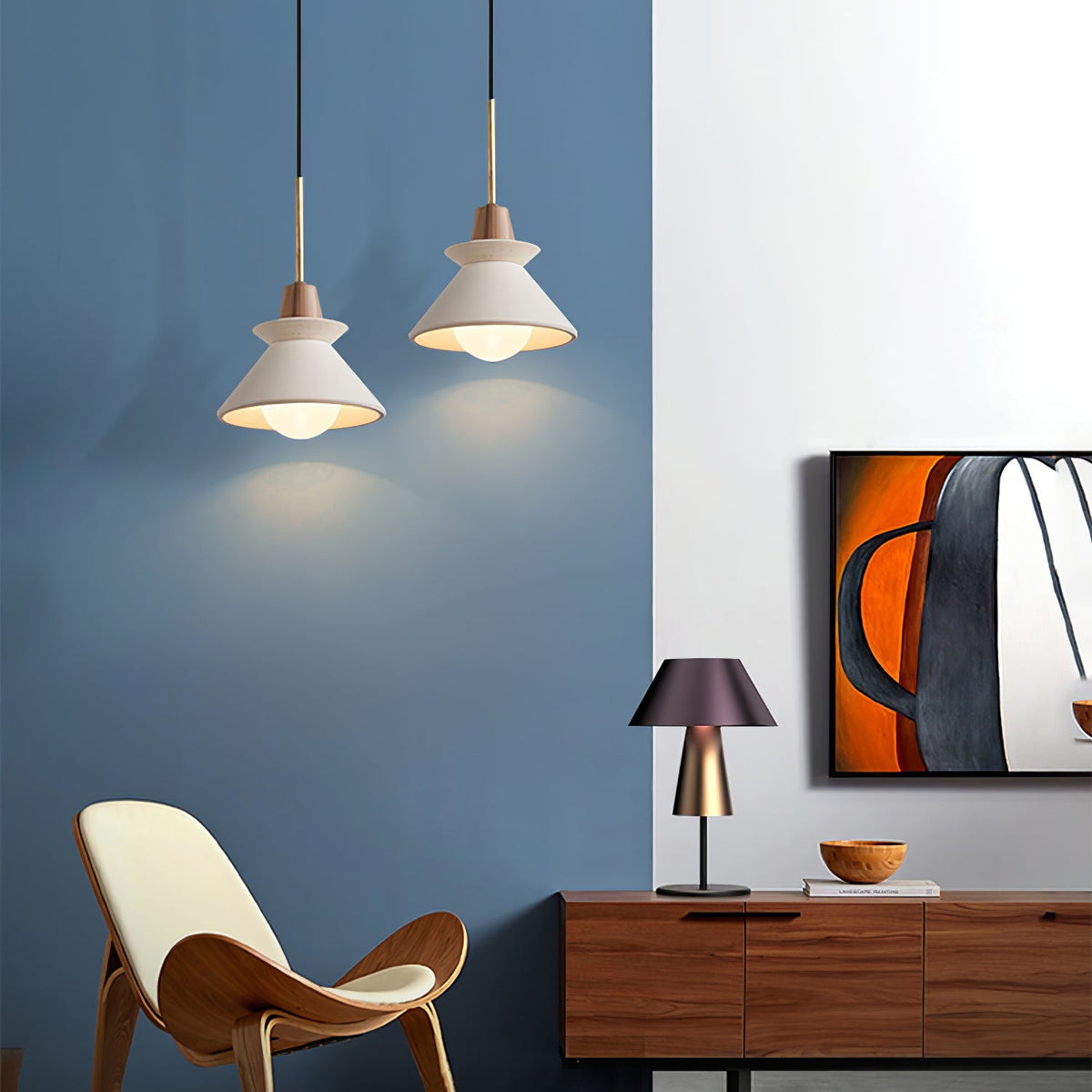 Lampa wisząca stożkowa Radeko