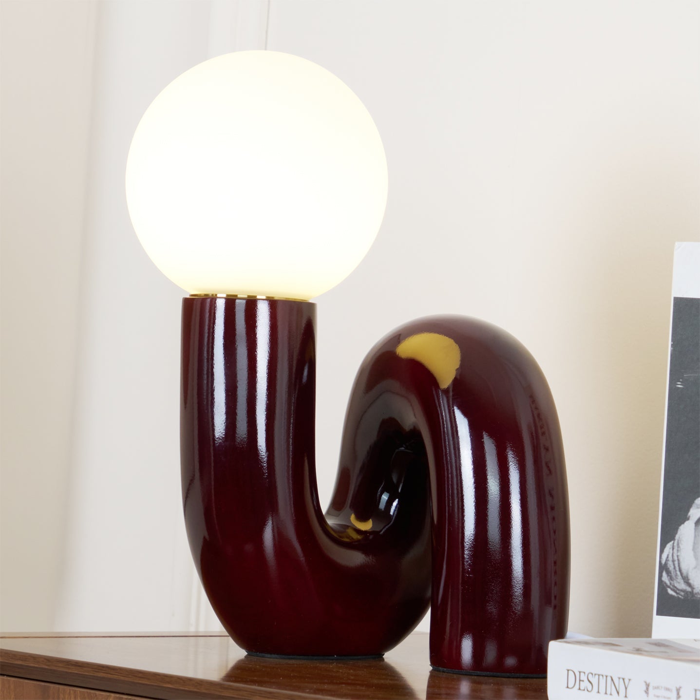 Lampa stołowa spiralna Radal