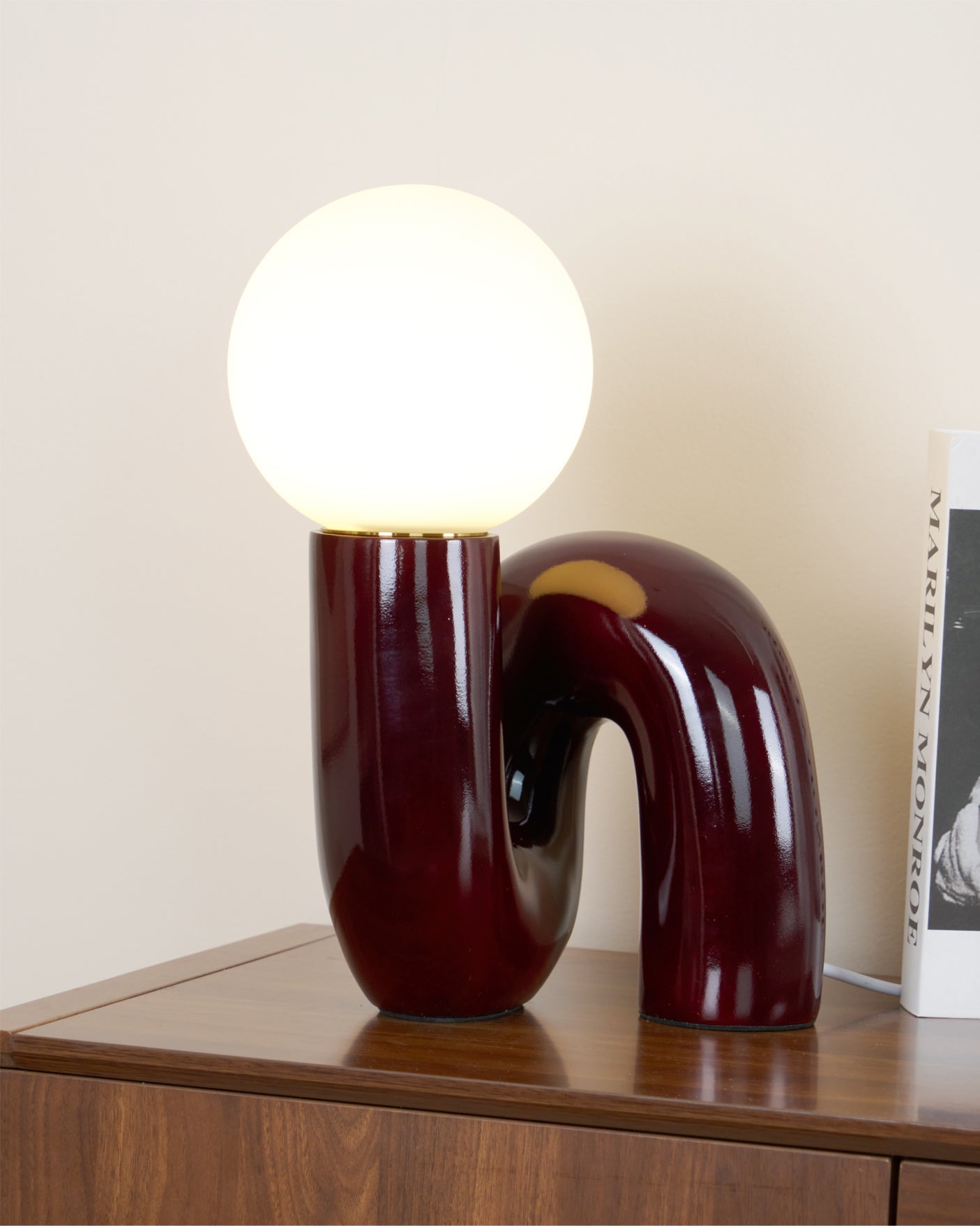 Lampa stołowa spiralna Radal