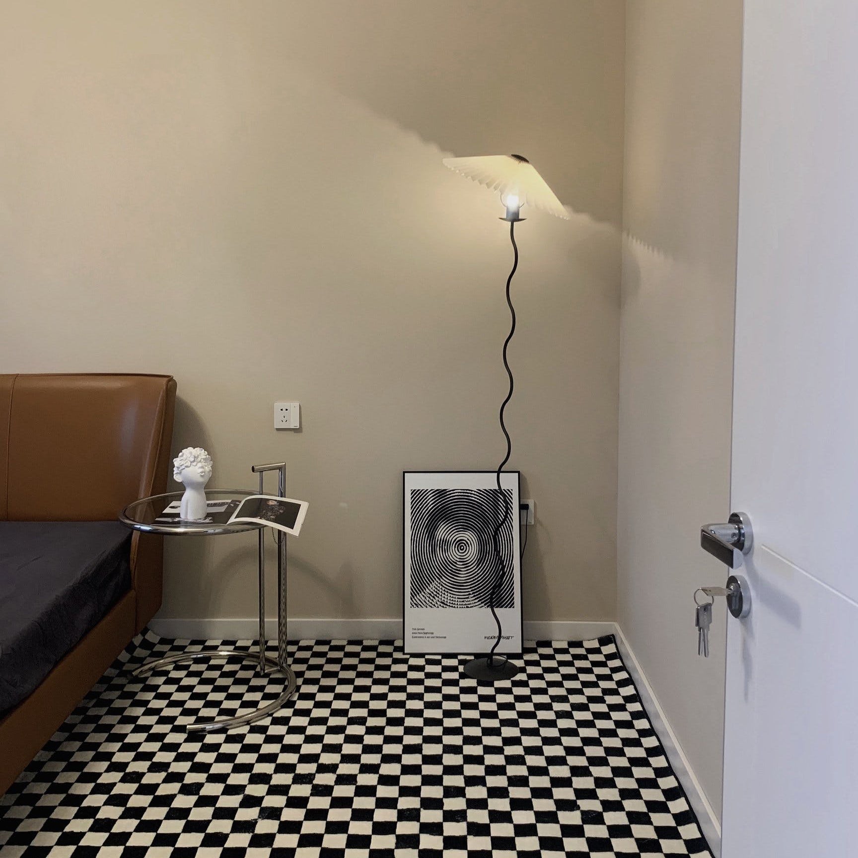 Lampa podłogowa falista Zelko