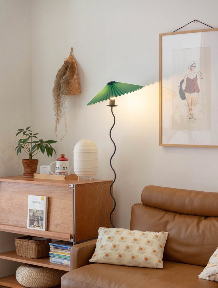 Lampa podłogowa falista Zelko