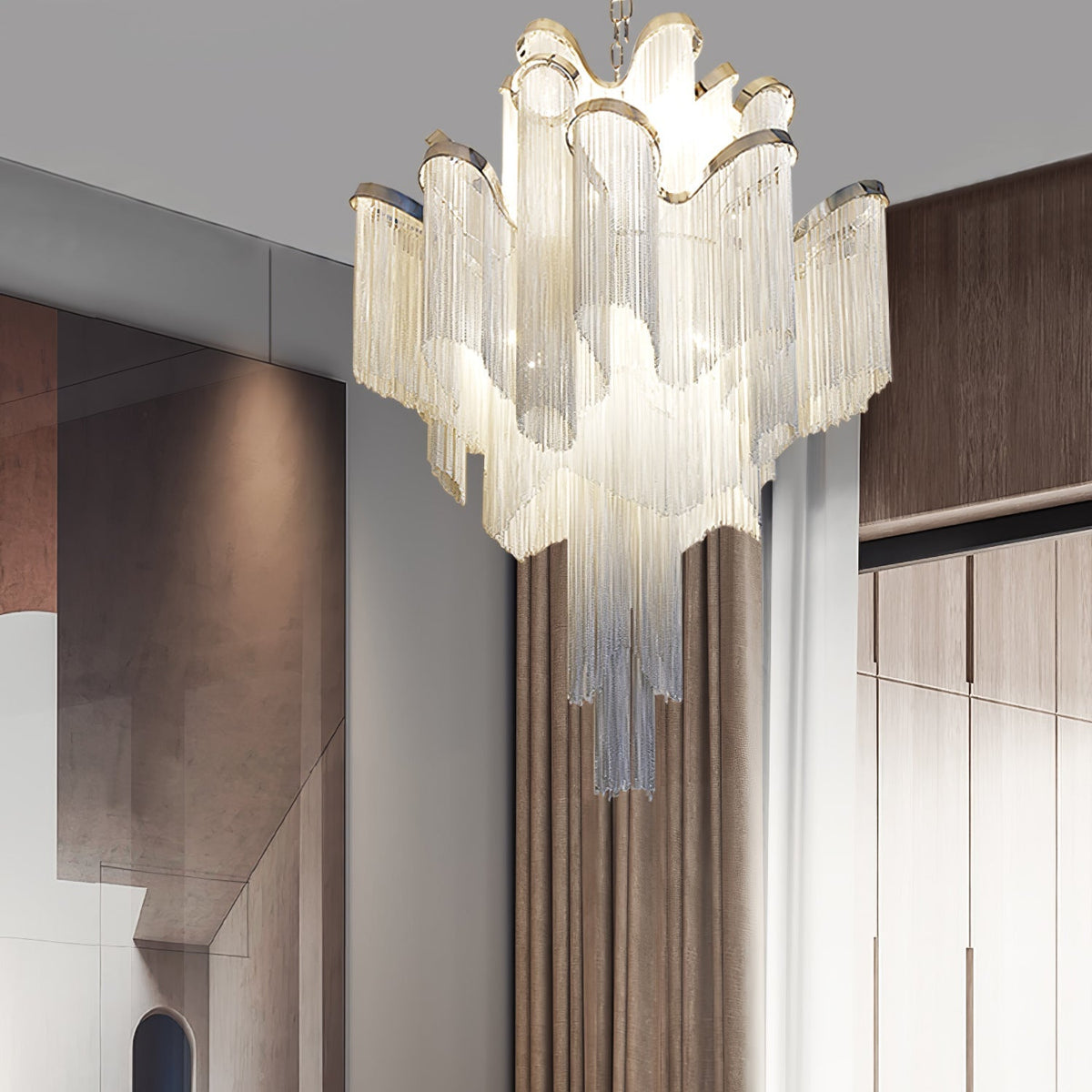 Stream Chain Chandelier – detail 17