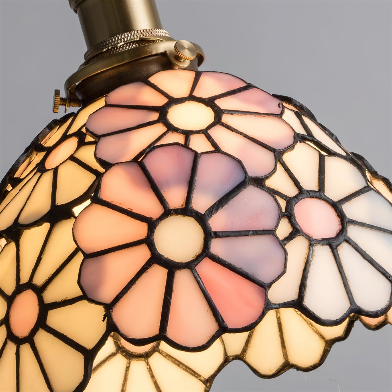 Lampa wisząca kwiatowa Darorow