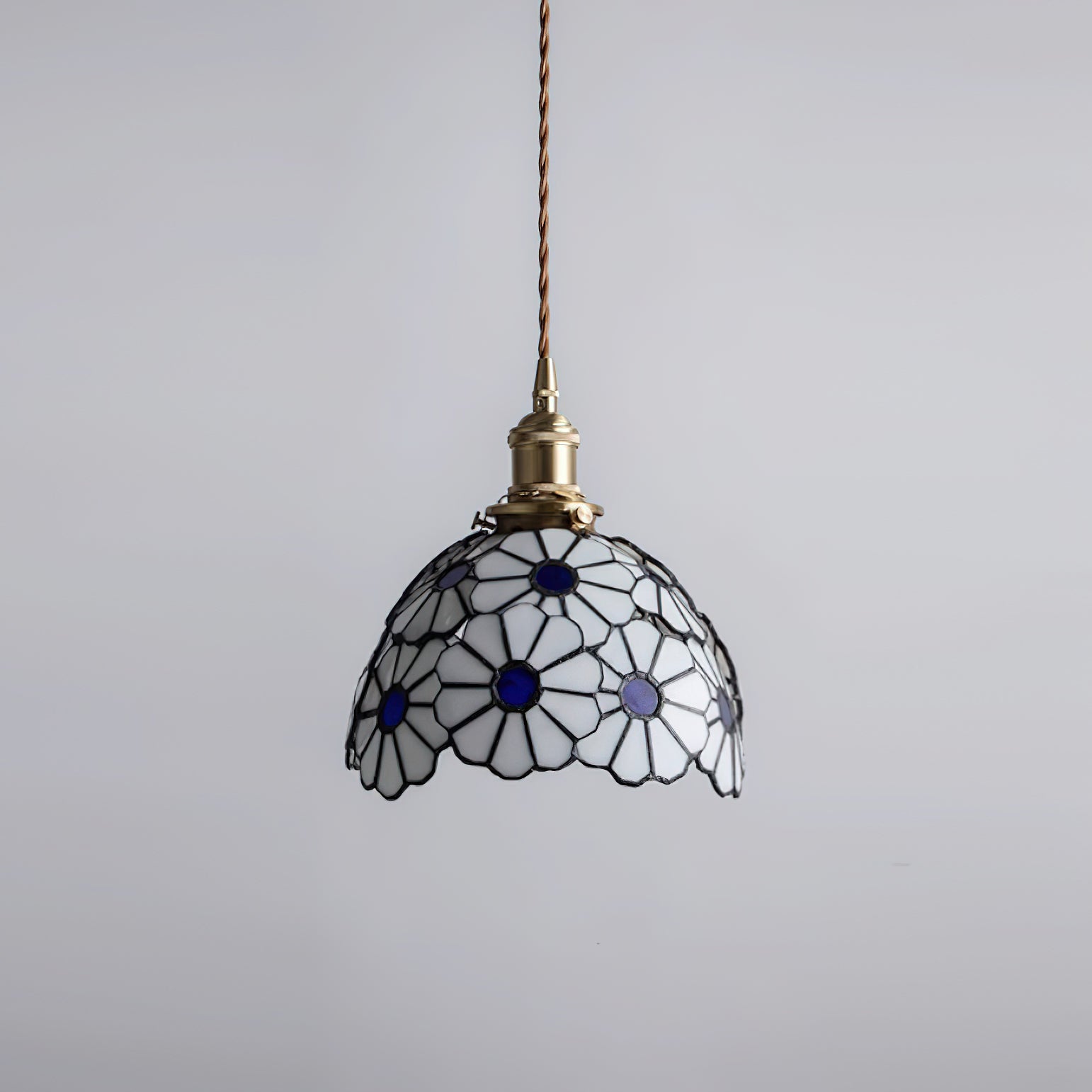 Lampa wisząca kwiatowa Darorow