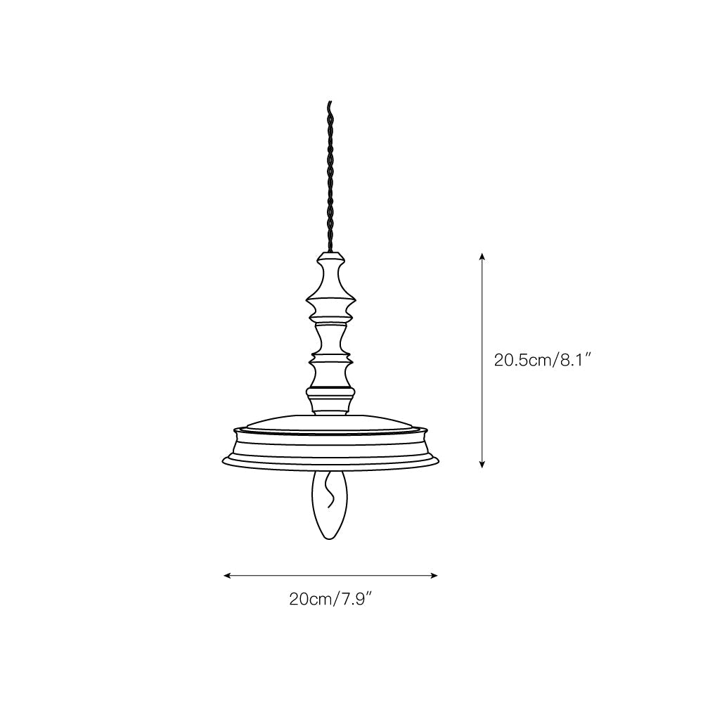 Lampa wisząca vintage Anli