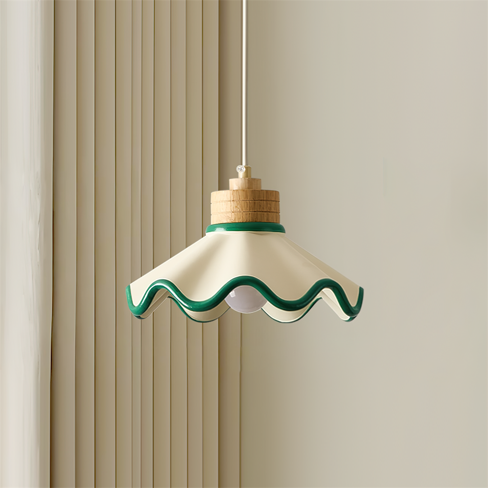 Lampa wisząca falowana Levenel