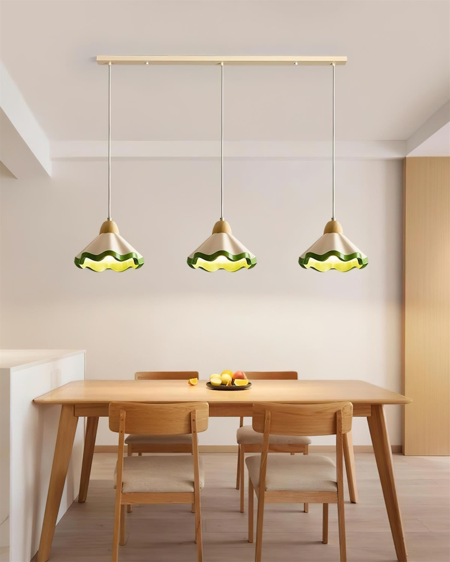 Lampa wisząca falowana Levenel