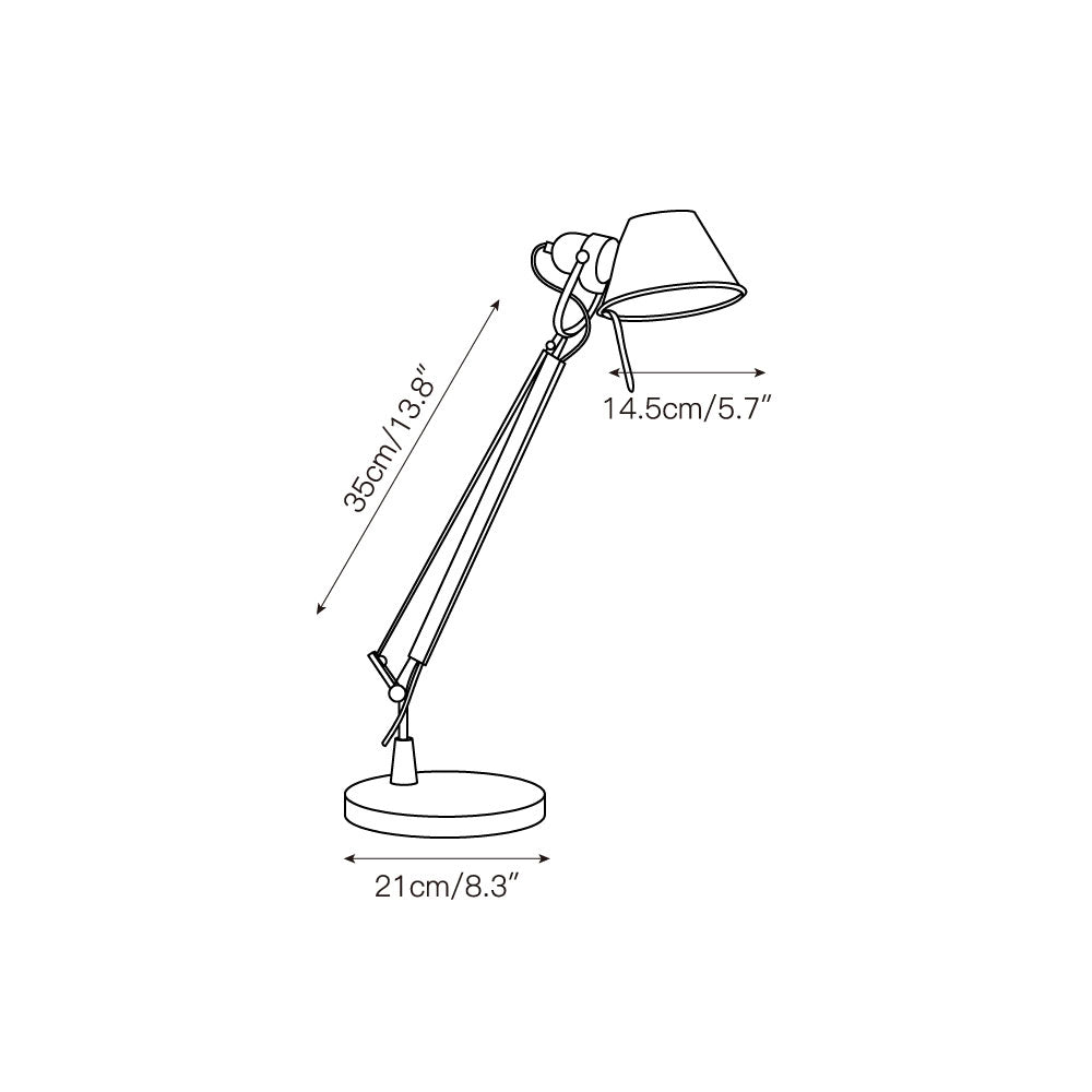 Lampa stołowa regulowana Serio