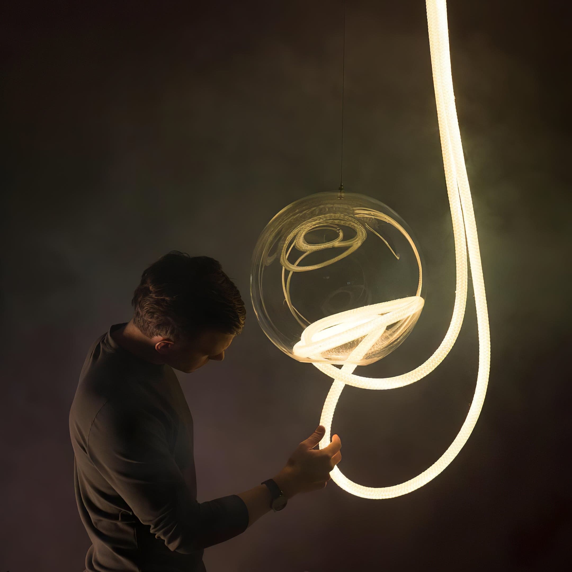 Lampa wisząca liniowa Solevka