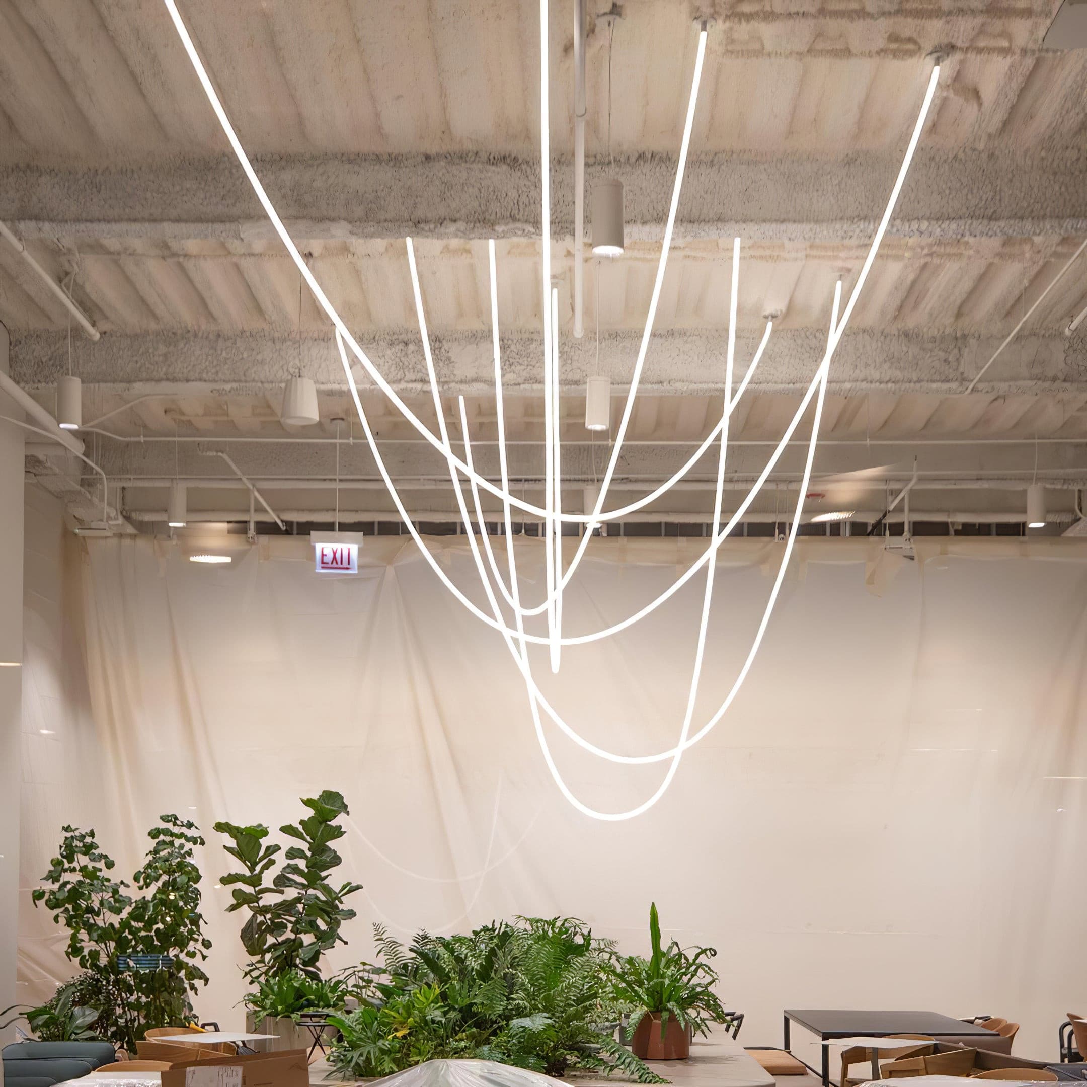 Lampa wisząca liniowa Solevka
