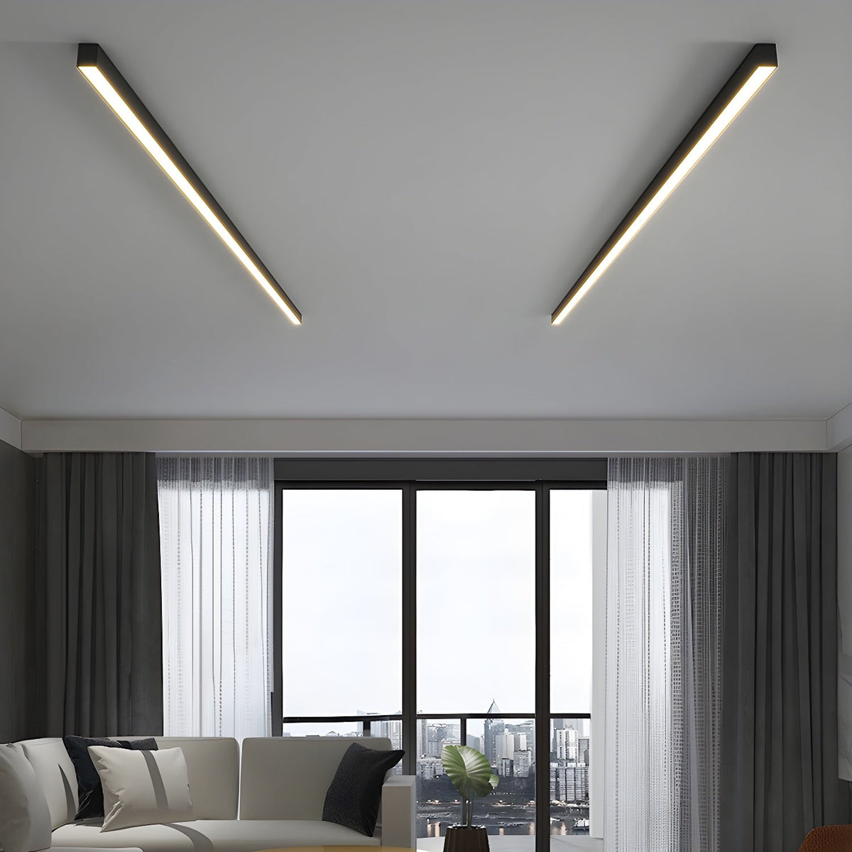 Ultra Slim Linear Ceiling Light – detail 3