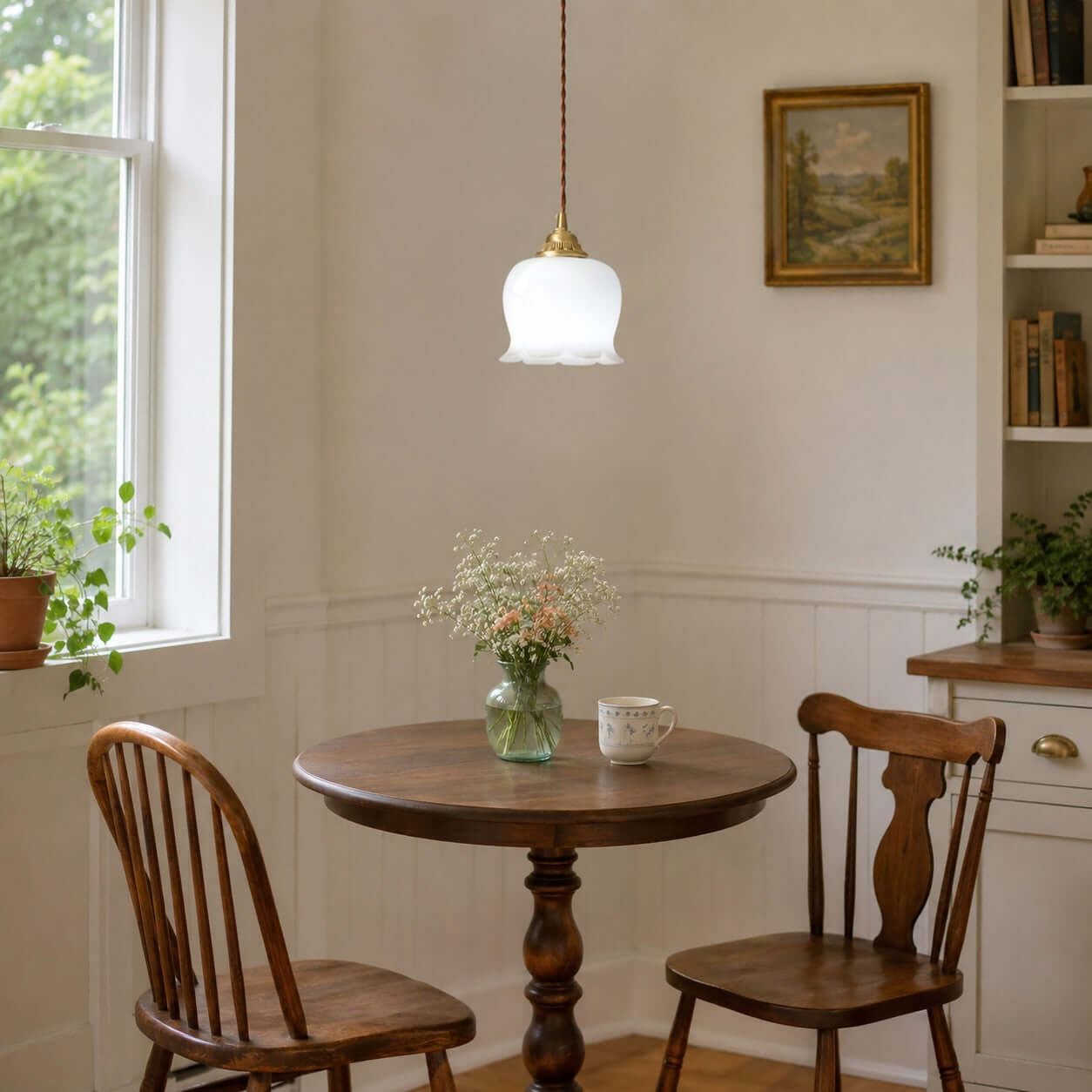 Lampa wisząca kwiatowa Serowmir