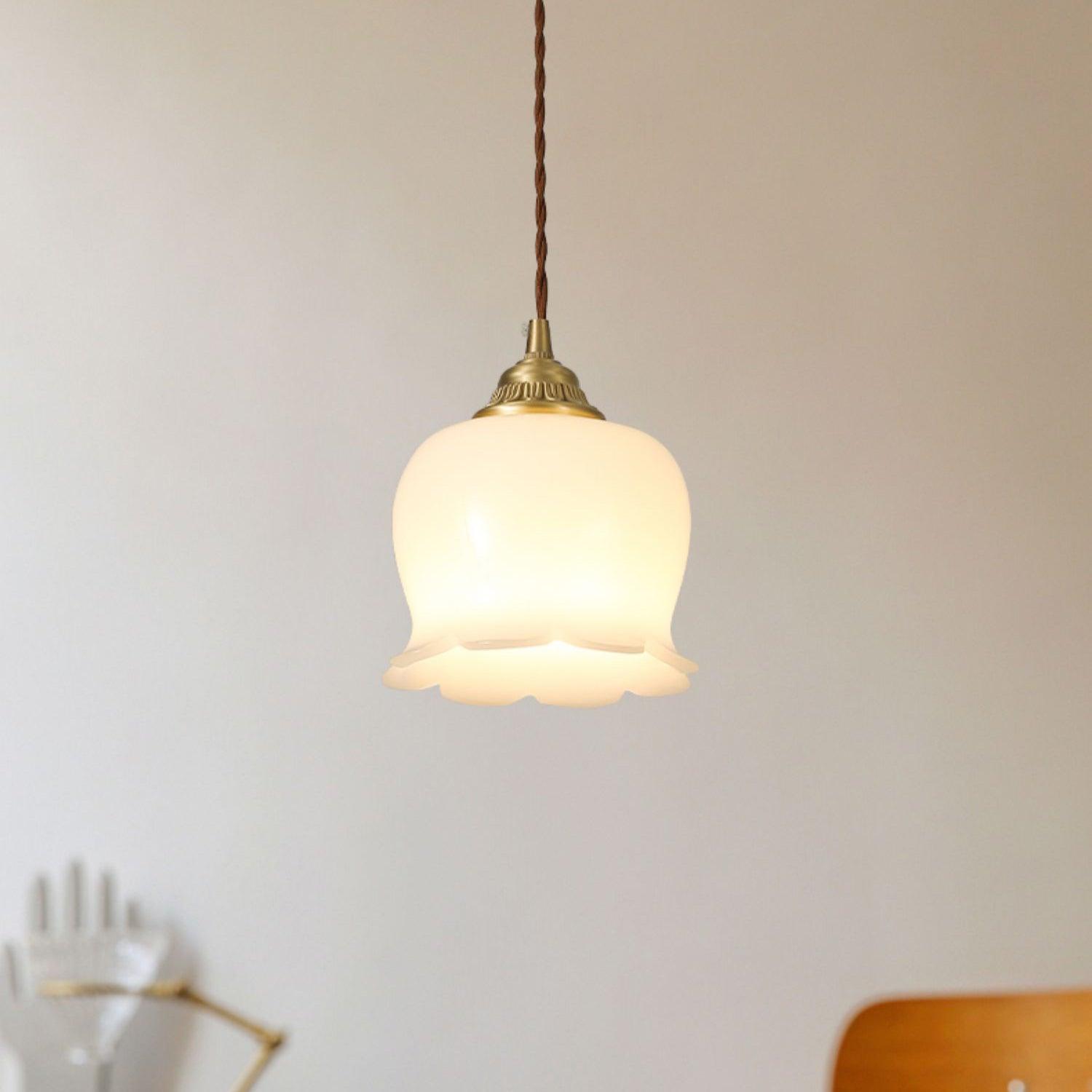 Lampa wisząca kwiatowa Anow