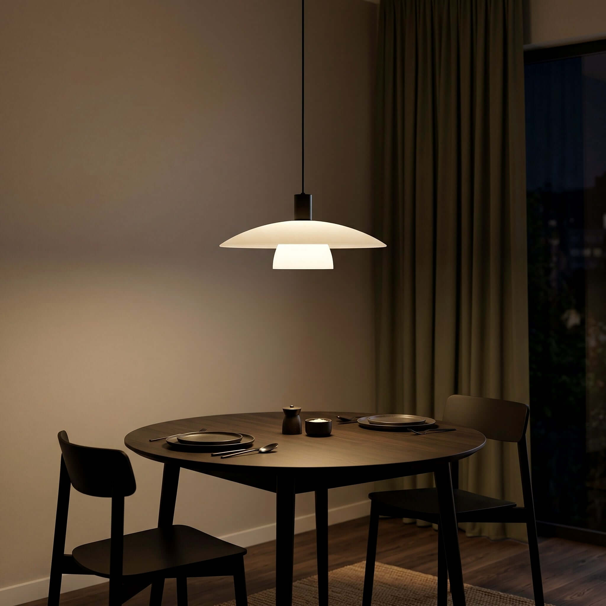 Lampa wisząca okrągła Jarlenro