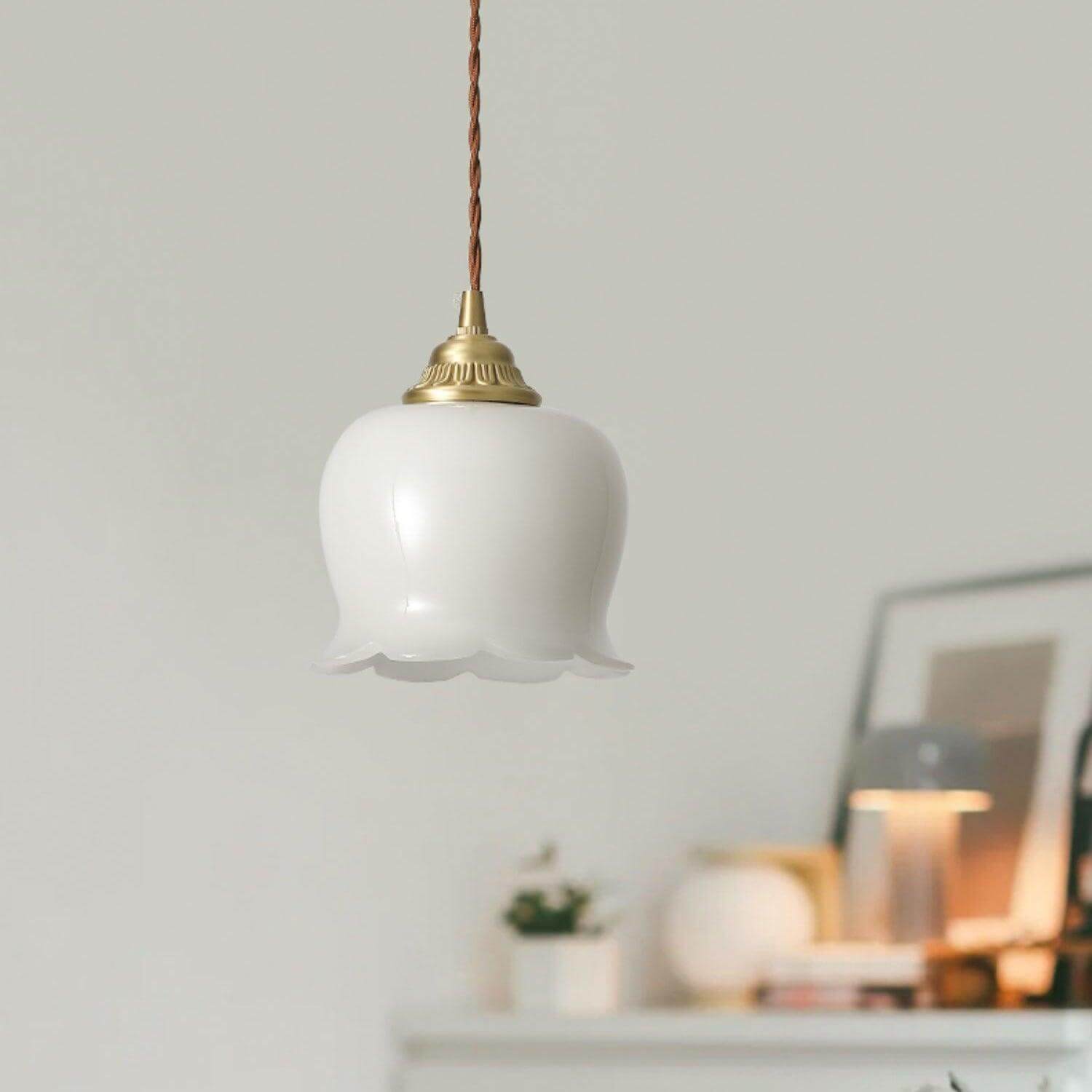 Lampa wisząca kwiatowa Serowmir