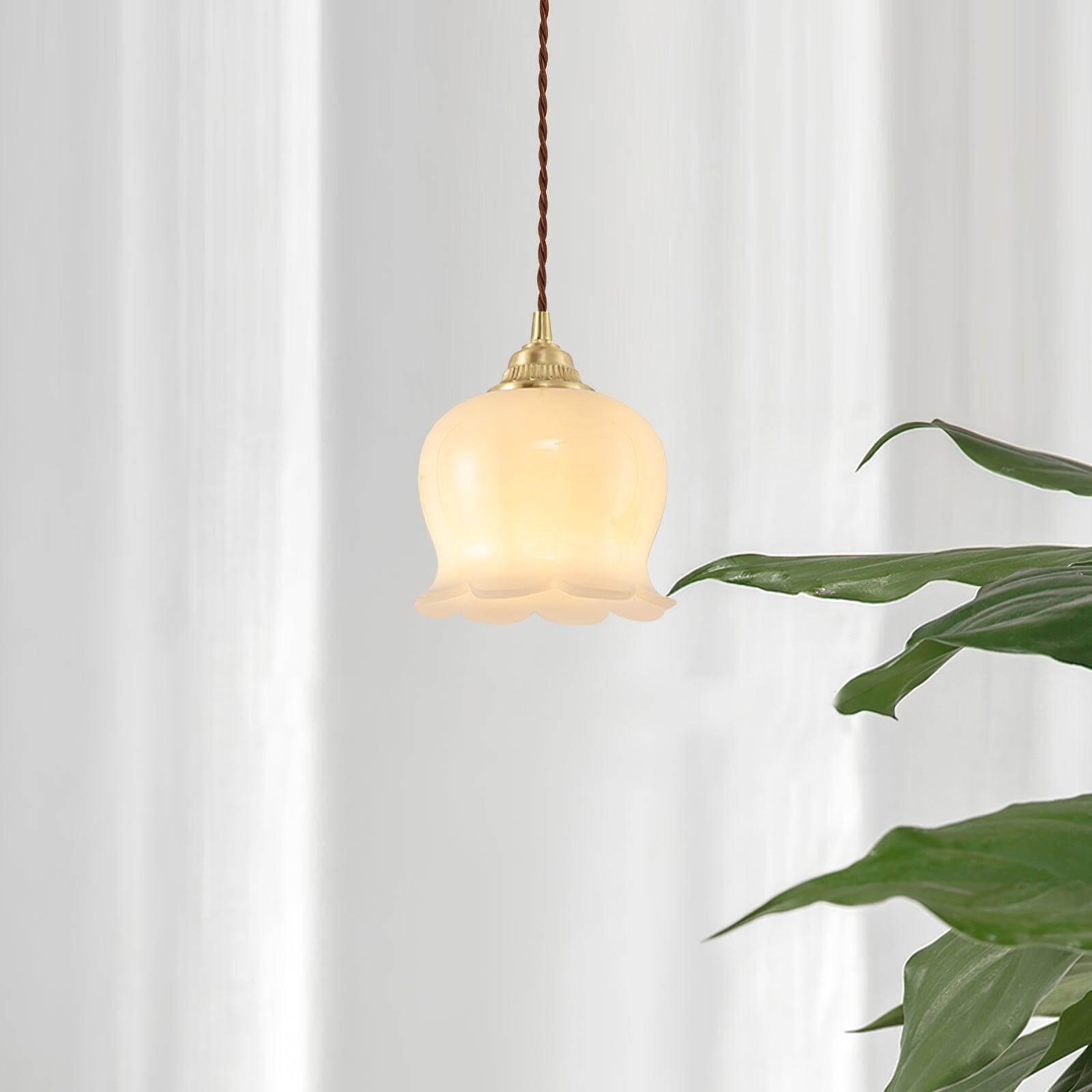 Lampa wisząca kwiatowa Serowmir