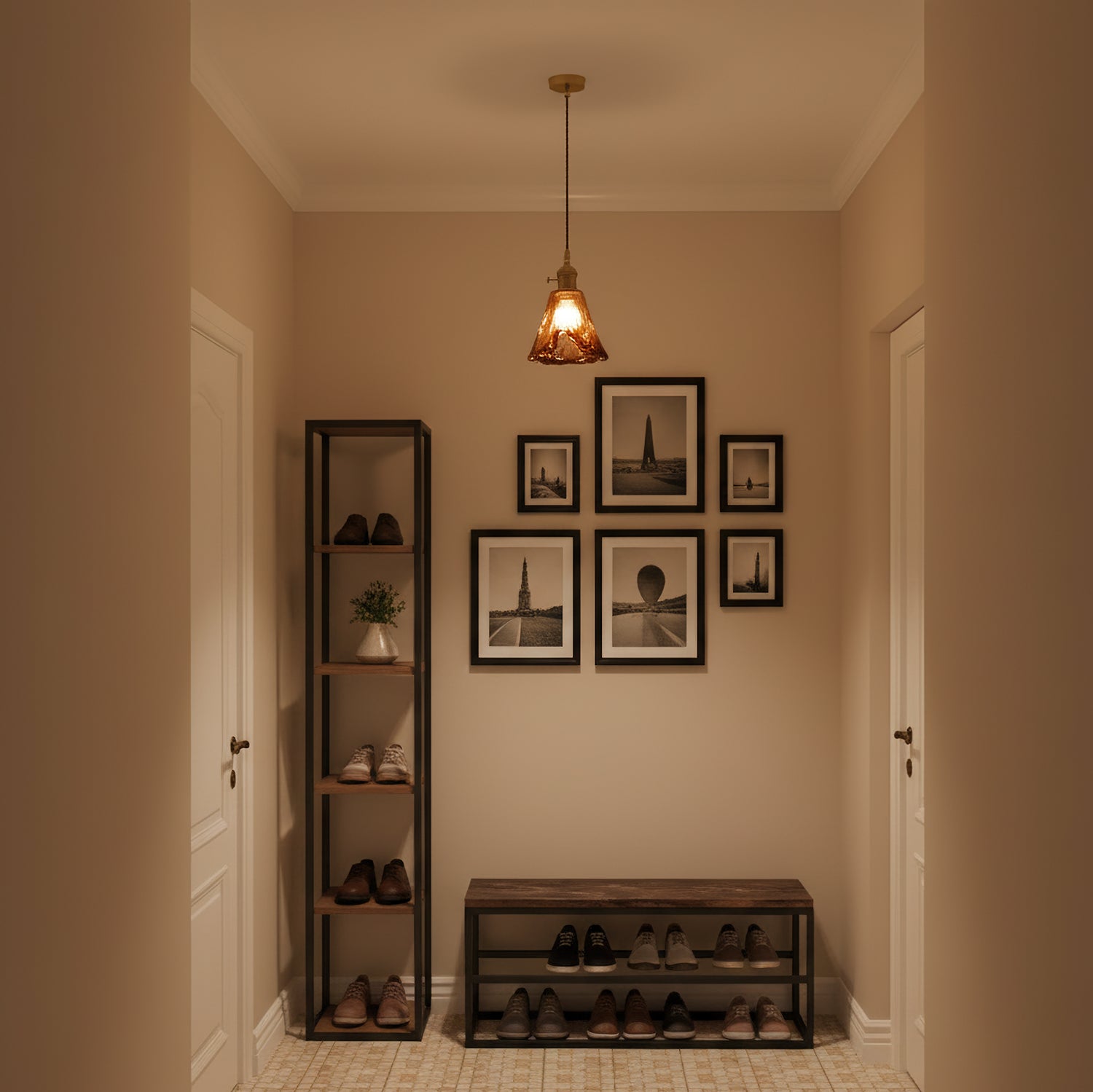 Lampa wisząca vintage Wikevol