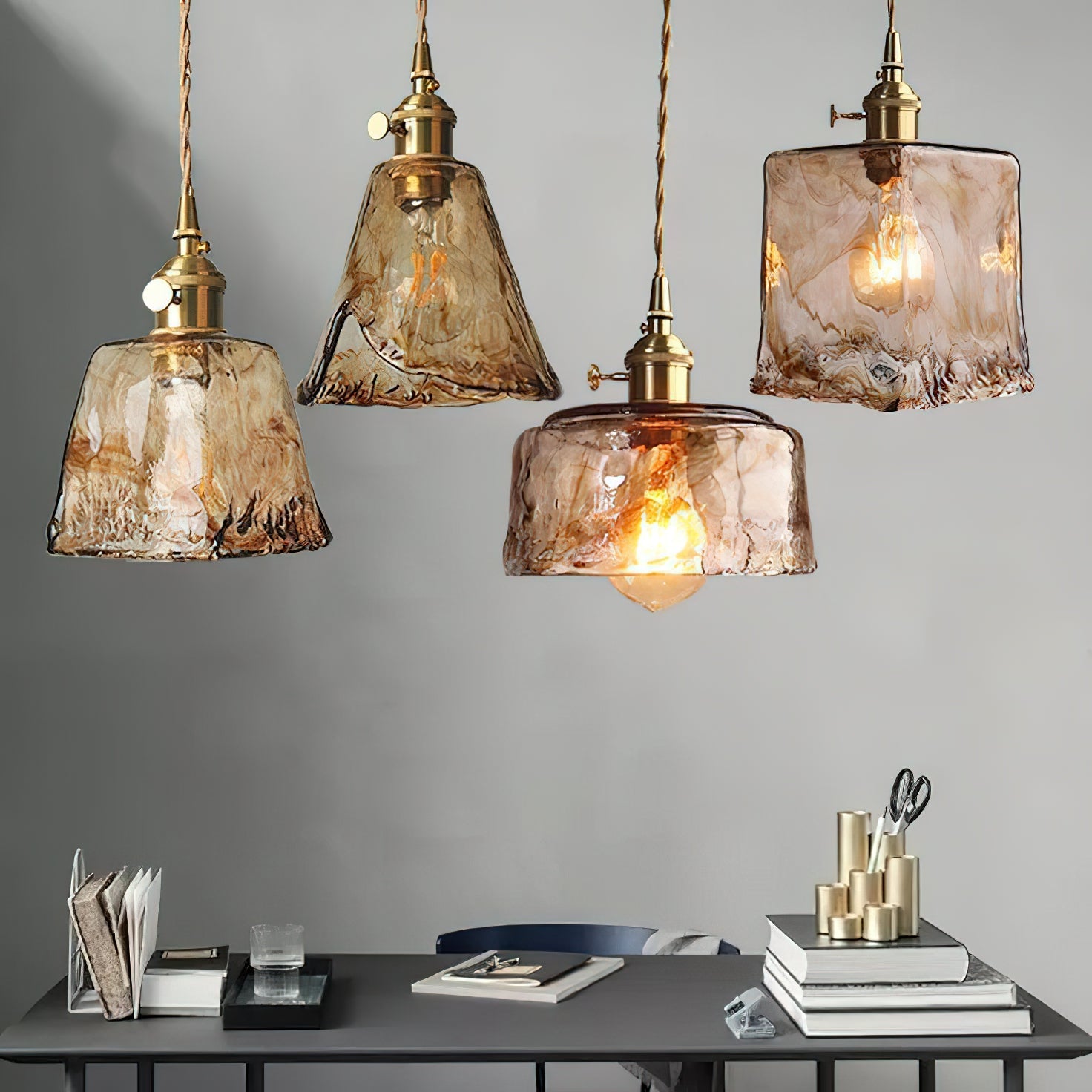 Lampa wisząca vintage Wikevol