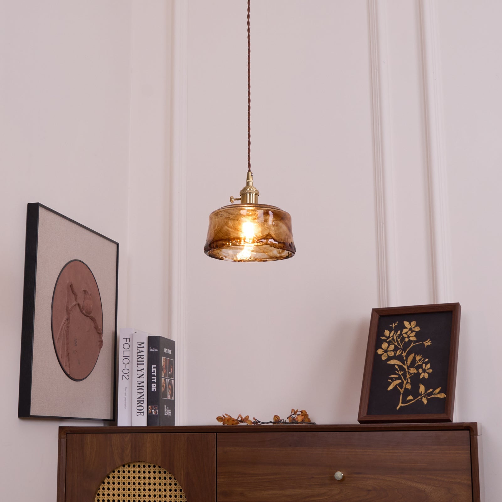 Lampa wisząca vintage Wikevol