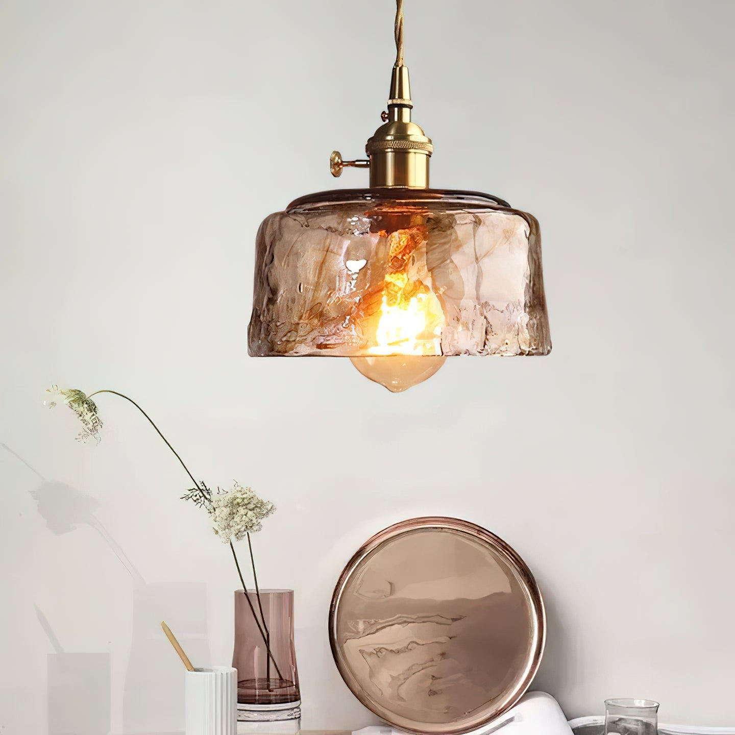 Lampa wisząca vintage Wikevol