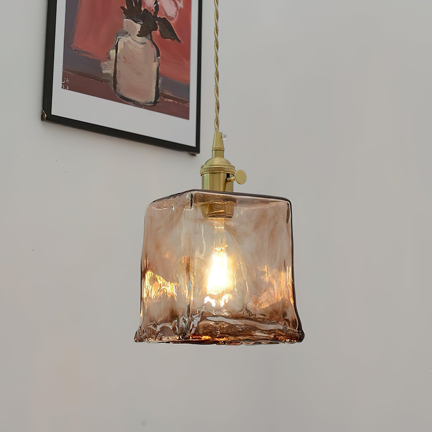 Lampa wisząca vintage Wikevol