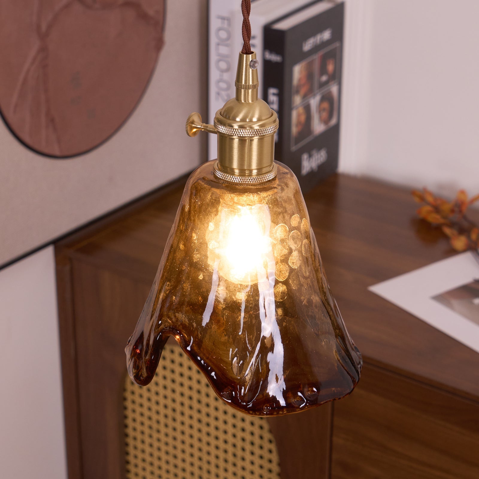 Lampa wisząca vintage Wikevol
