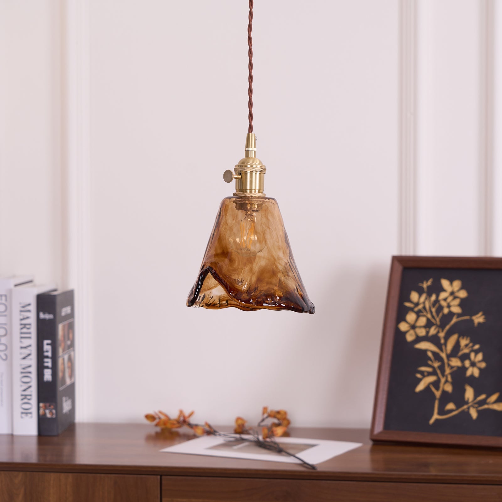 Lampa wisząca vintage Wikevol