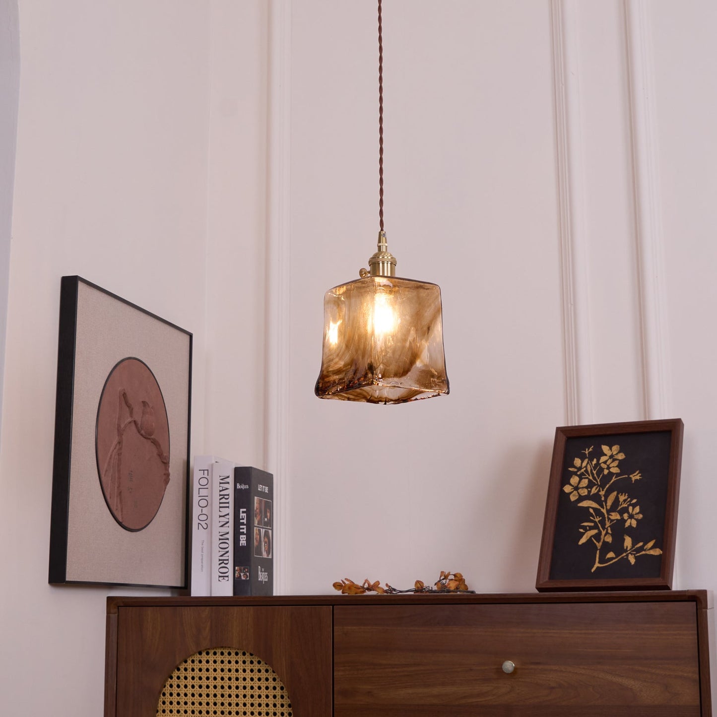 Lampa wisząca vintage Wikevol