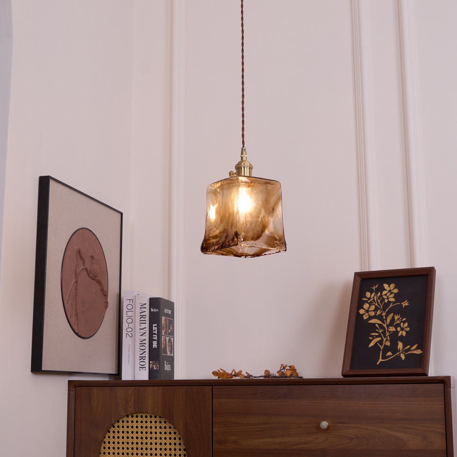 Lampa wisząca vintage Wikevol