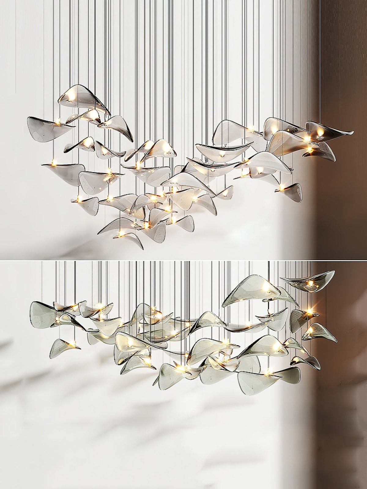 Wave Floating Leaf Chandelier – detail 11