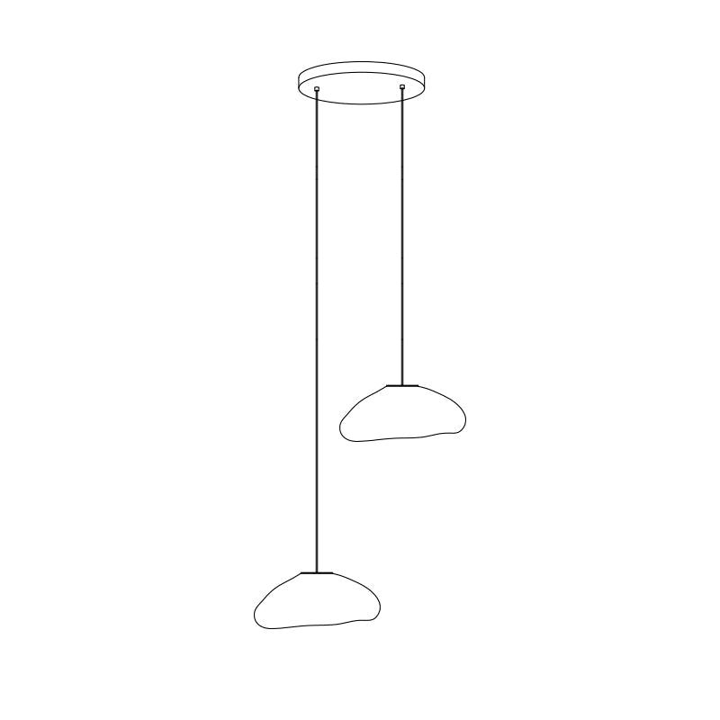Lampa wisząca rzeźbiarska Lena
