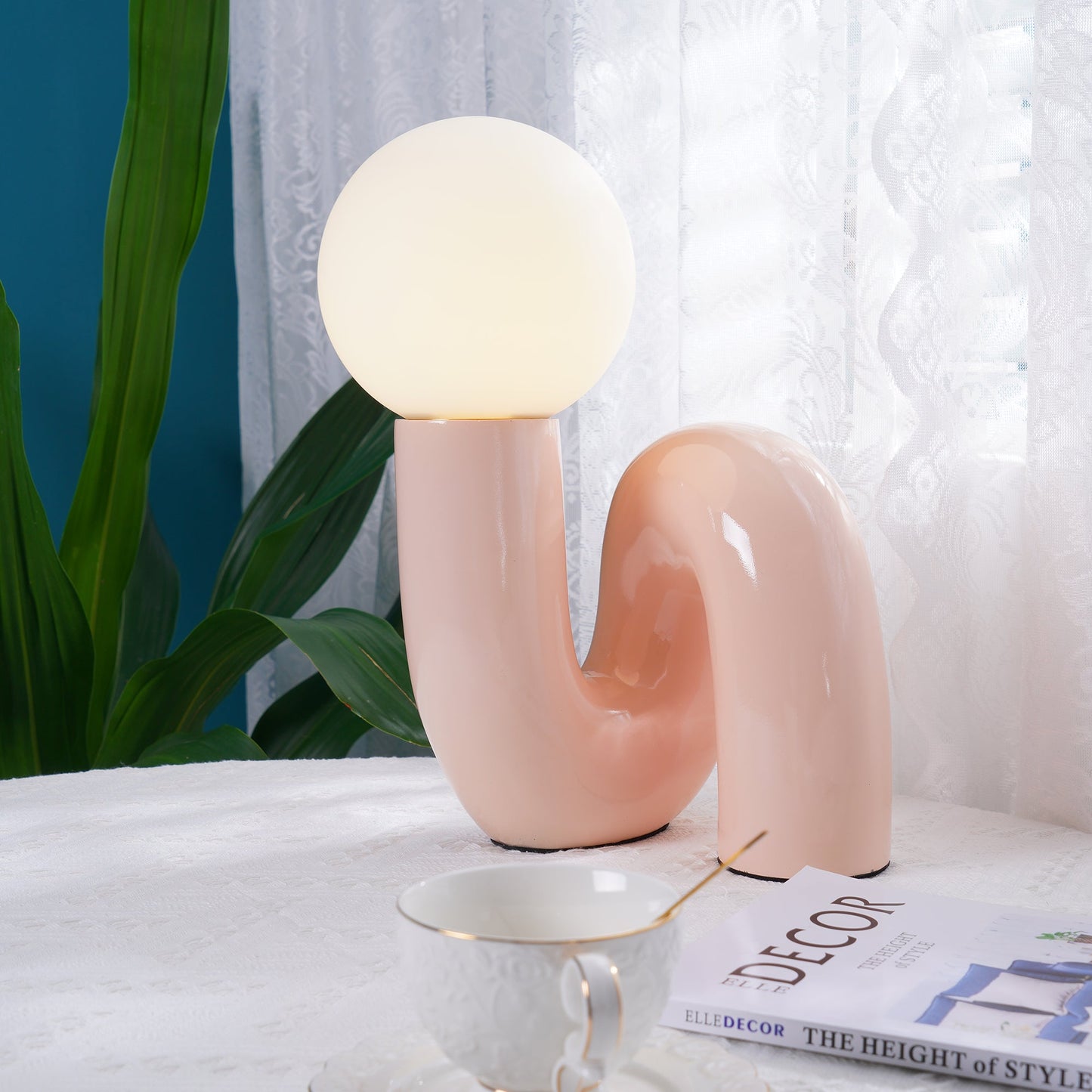Lampa stołowa spiralna Radal