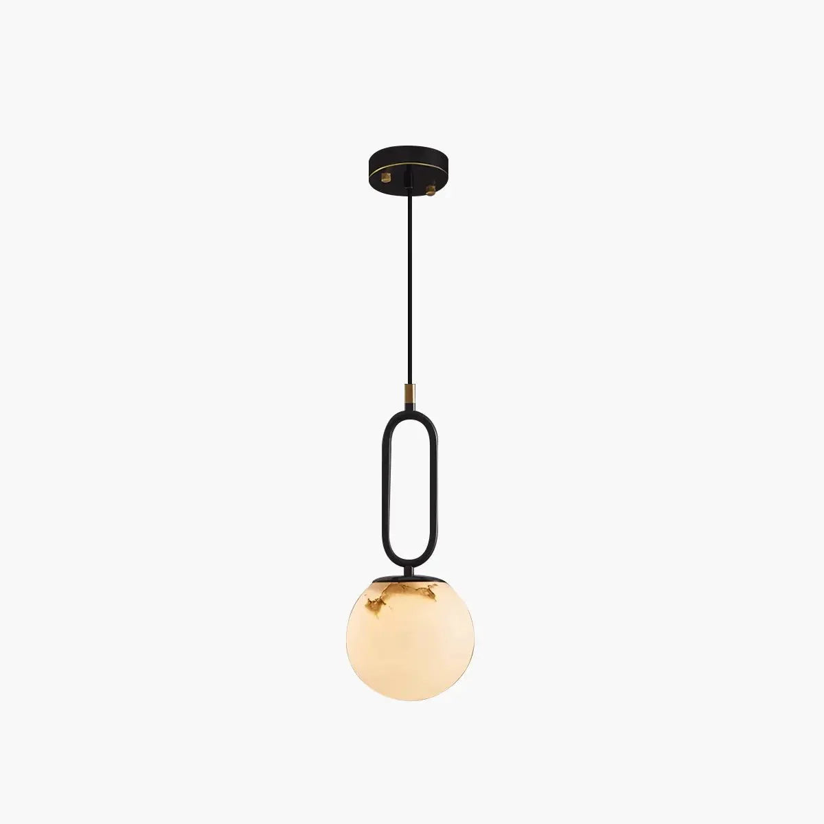 Lampa wisząca Lacose z trawertynu