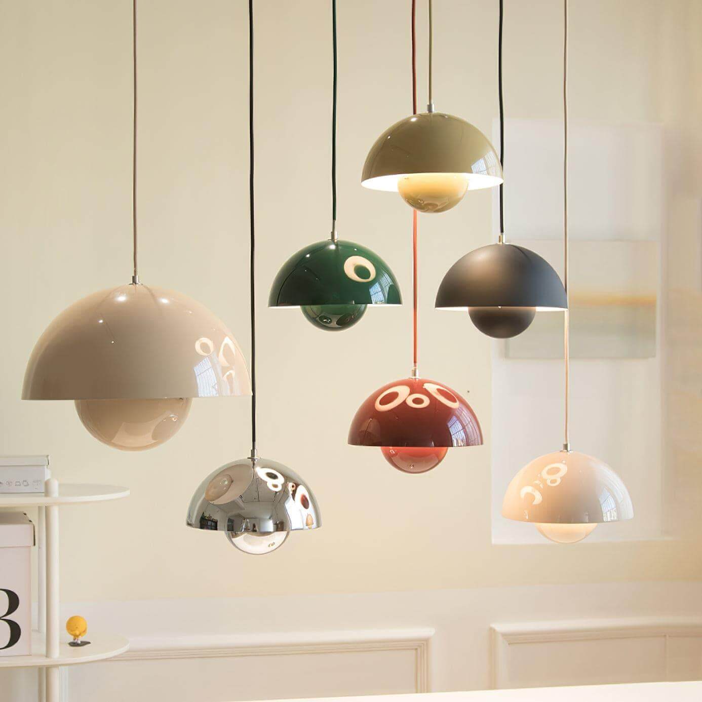 Lampa wisząca grzybkowa Lesra