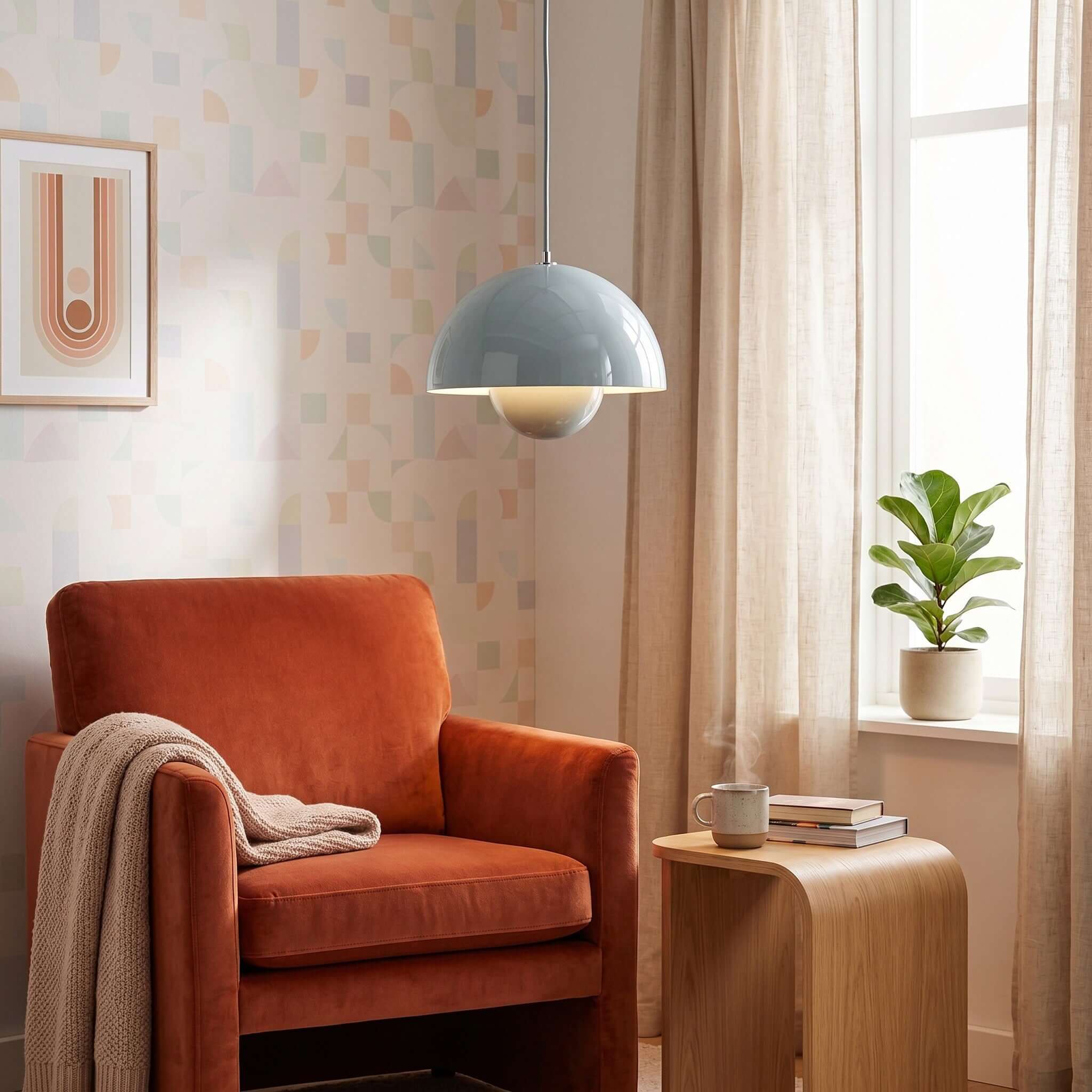 Lampa wisząca grzybkowa Lesra