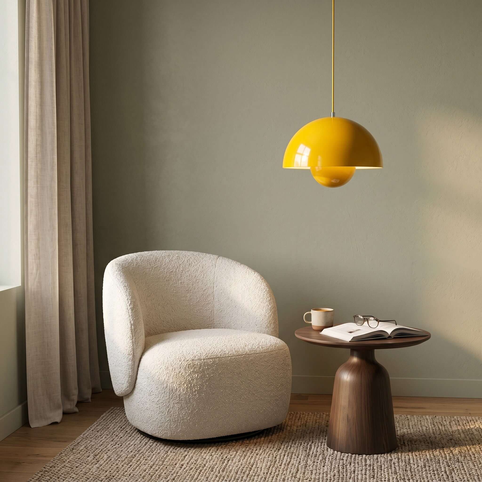 Lampa wisząca grzybkowa Lesra